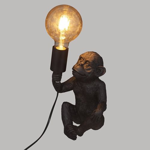 Lampe Singe Noir H24.5