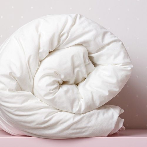 Couette Bébé Tempérée 80x120 Cm Coton Percale Anti-acariens 300 Grs