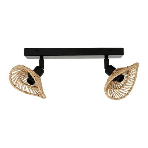 Applique Rampe 2 Spots Orientables Ozana Naturel
