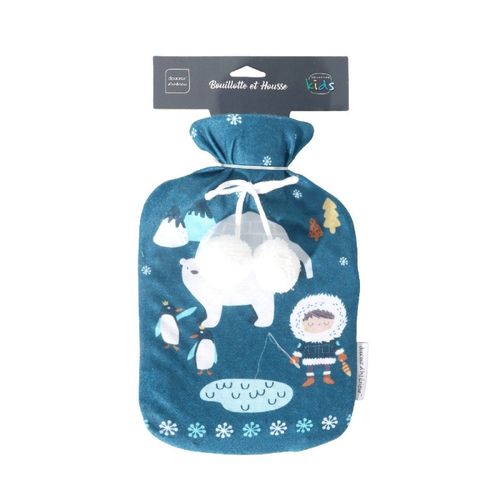 Bouillotte Enfant Avec Housse Polaire 2l Igloo