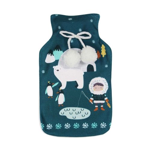Bouillotte Enfant Avec Housse Polaire 2l Igloo