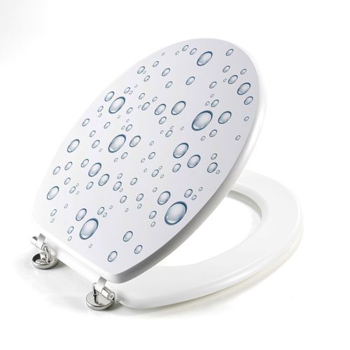 Abattant Wc Mdf Charnières Métal Bubble