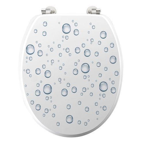 Abattant Wc Mdf Charnières Métal Bubble