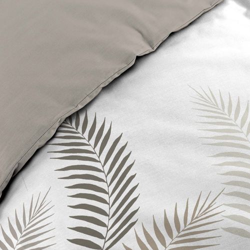 Housse De Couette 200x200 + 2 Taies Goyave Coton 57 Fils