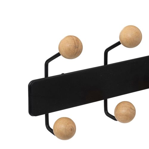 Patère Boule Bois 10 Têtes Mural