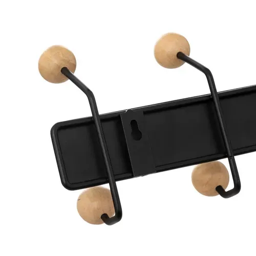 Patère Boule Bois 10 Têtes Mural