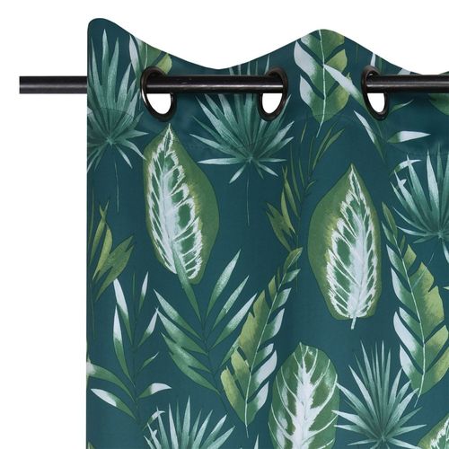 Rideau à Oeillets Occultant 140x260 Zéphyr Vert