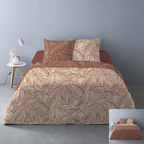 Housse De Couette 240x220 Monti Orange + 2 Taies