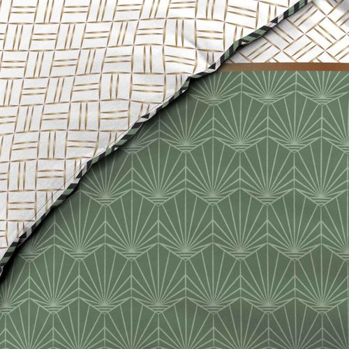 Housse De Couette 260x240 + 2 Taies Belor Coton Percale 78 Fils