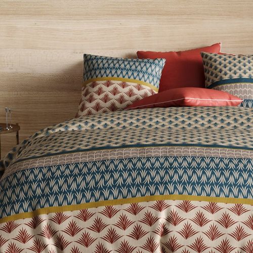 Housse De Couette Percale 71 Fils 100% Coton Manoa - Douceur Naturelle Et Confort Premium