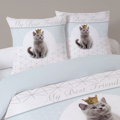 Parure housse de couette MARGAUX coton 57 fils 220x240cm