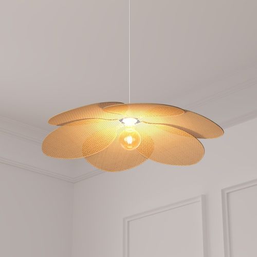 Suspension Pétales Bambou Naturel Diamètre 62cm