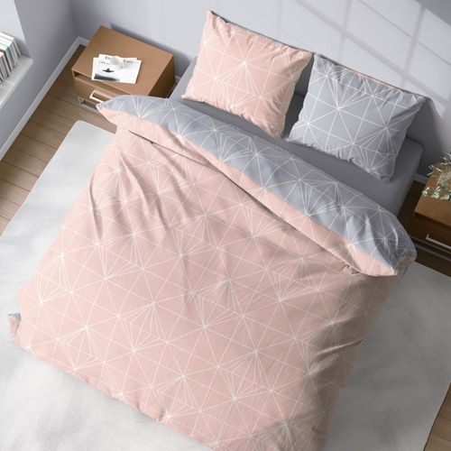 Housse De Couette 240x220 + 2 Taies Shyne 100% Coton 57 Fils