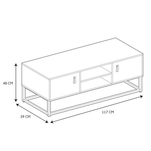 Meuble TV Bois Et Métal