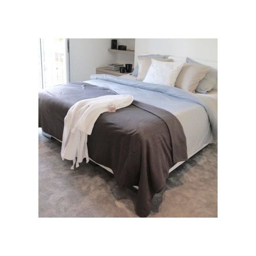 Couverture Polaire 220x240 Gris Souris