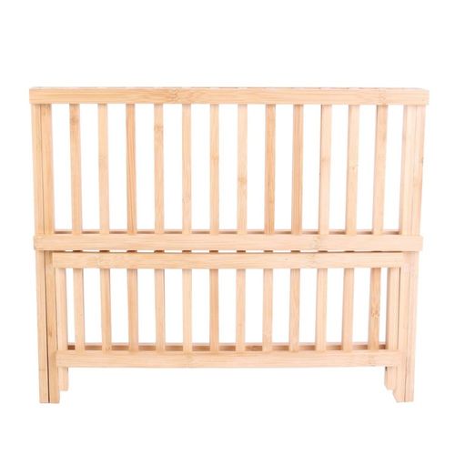 Égouttoir à Vaisselle Pliable En Bambou