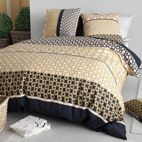 Housse De Couette 260x240 Luxore + 2 Taies Coton 57 Fils