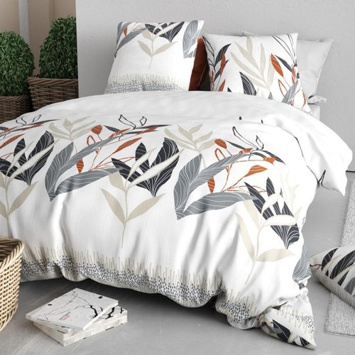 Housse De Couette 260x240 Babouchka + 2 Taies Coton 47 Fils - Housse de couette - Parure de lit