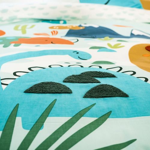 Housse De Couette 140x200 Réversible + 1 Taie En Coton Adouci