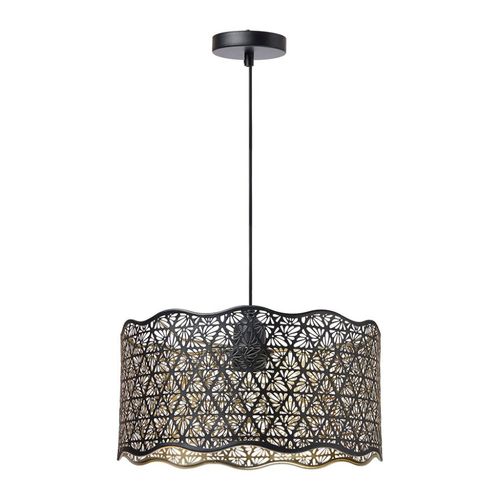 Suspension En Métal Noire Et Dorée