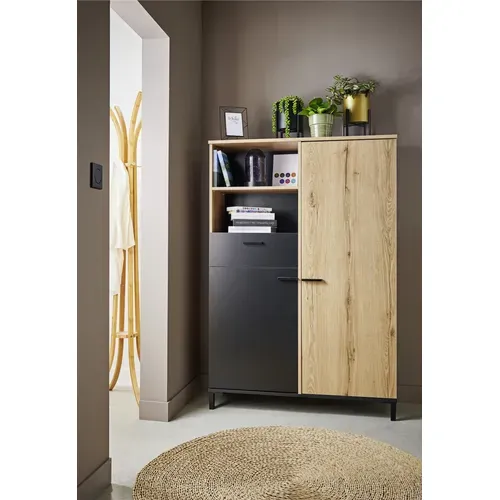 Rangment Haut 1 Tiroir Et 2 Portes H150 Cm