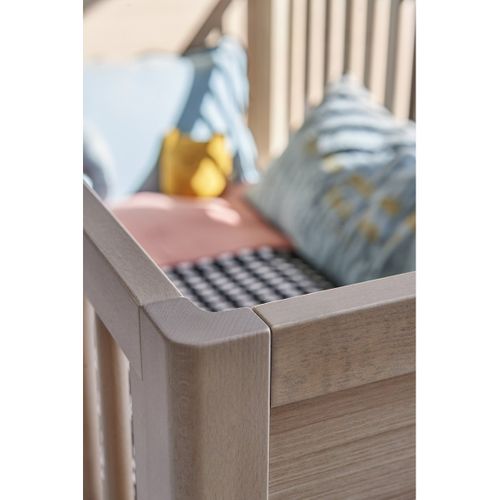 Lit À Barreaux En Bois Bois Clair 70x140