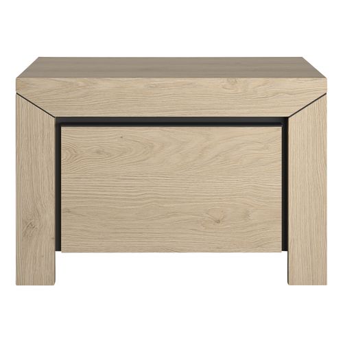 Chevet 1 tiroir BRUGGES imitation châtaignier naturel