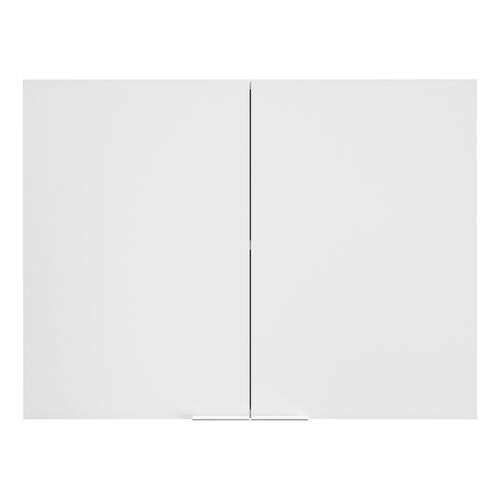 Haut 80 cm 2 portes EDEN chêne - blanc