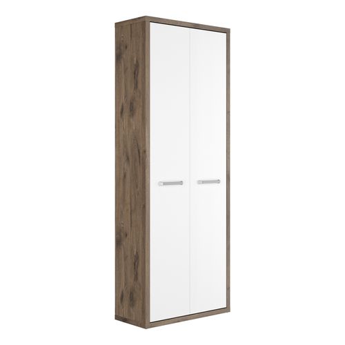 Option 2 portes H. 210 cm ELIO blanc laqué