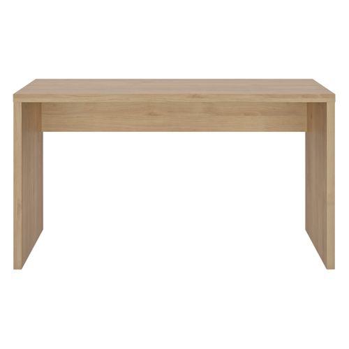 Bureau ELIO imitation châtaignier naturel vue de face