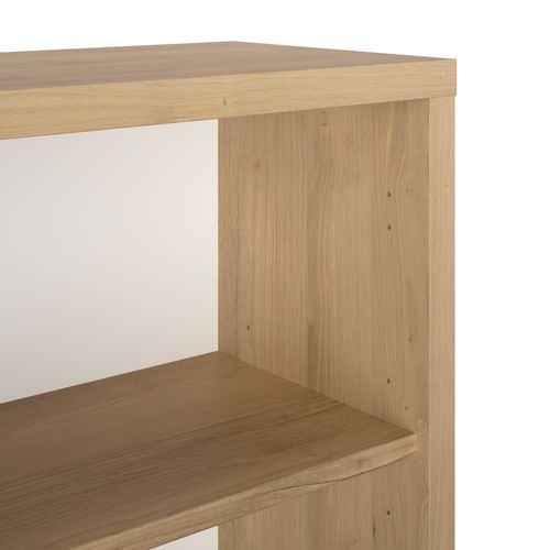 Bibliothéque H. 210 cm ELIO imitation châtaignier naturel