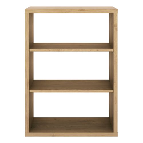 Bibliothéque H. 110 cm ELIO imitation châtaignier naturel vue de face