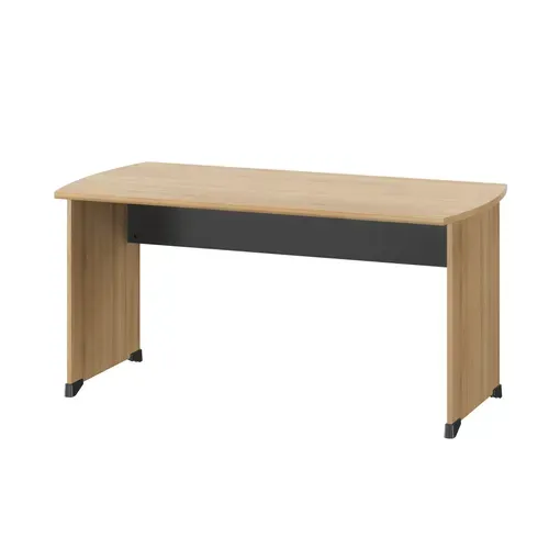 Bureau L. 140 cm JAZZ+ imitation chêne et antharcite