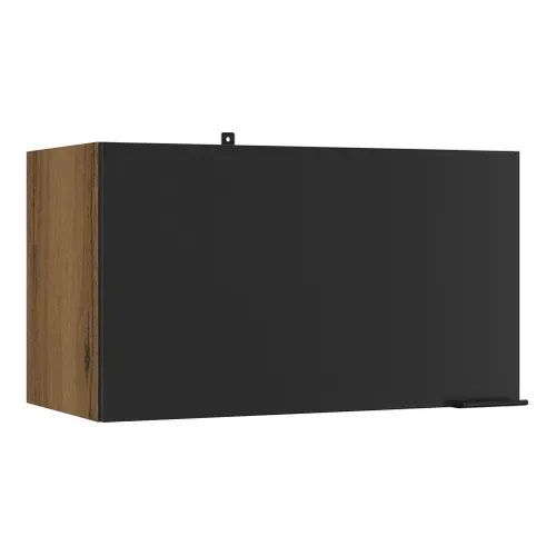 Haut surhotte 60 cm EDEN chêne - gris vue 3/4