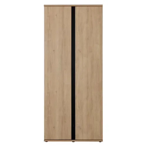 Dressing 2 portes L100 BRUGGES  imitation Châtaignier vue de face