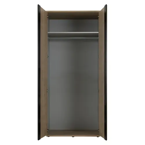 Dressing 2 portes L100 BRUGGES  imitation Châtaignier