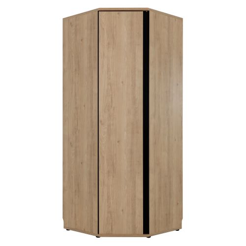 Dressing d'angle 1 PORTE BRUGGES imitation Châtaignier vue de face