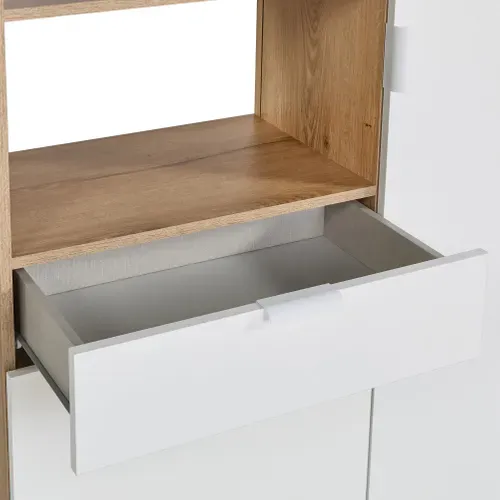 Buffet haut EDEN blanc vue accessoires