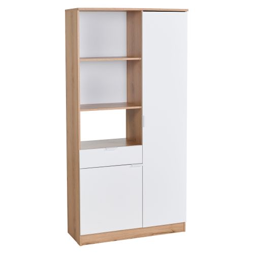 Buffet haut EDEN blanc vue 3/4