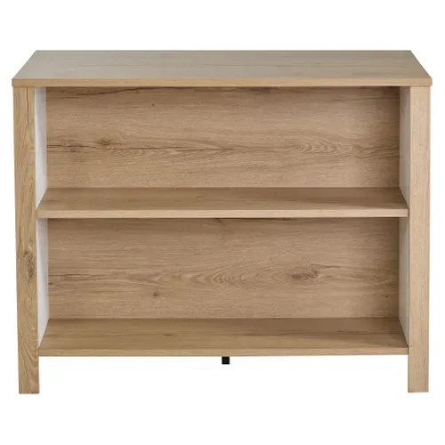 Ilot cental EDEN chêne blanc vue de face