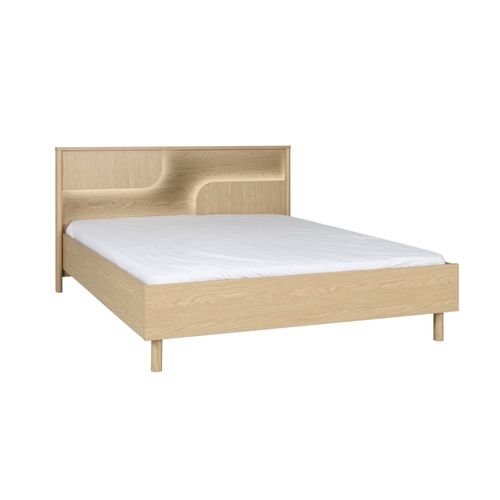 Lit 140x190 cm GALYS imitation chêne rookwood vue détaillée