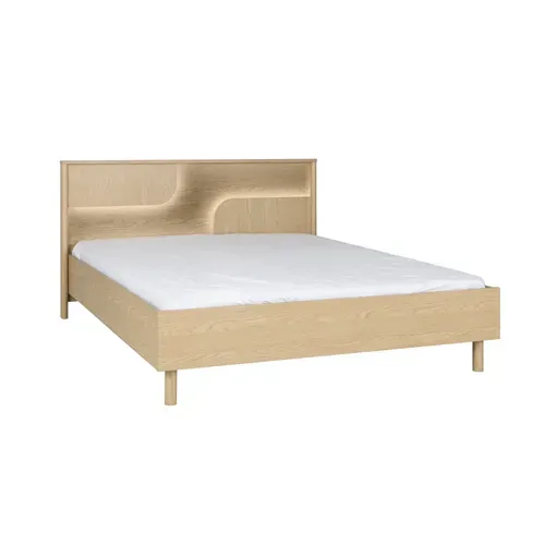 Lit 160x200 cm GALYS imitation chêne rookwood vue détaillée