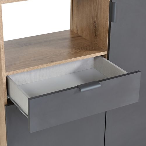 Buffet haut EDEN gris vue accessoires