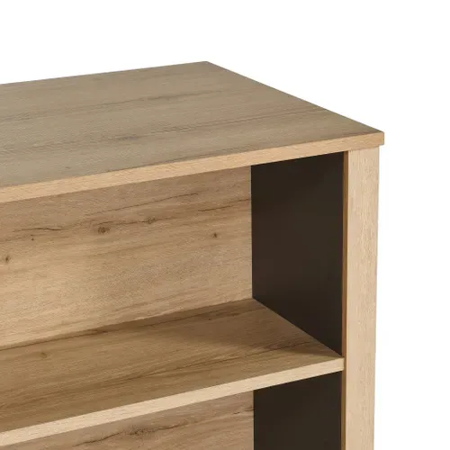 Ilot central EDEN chêne beton vue détaillée