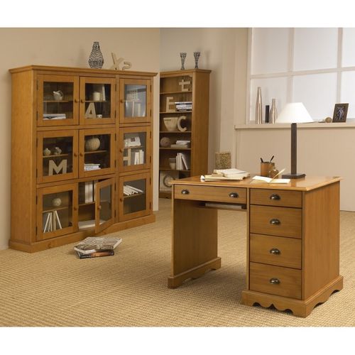 Bureau Junior Pin Miel De Style Anglais