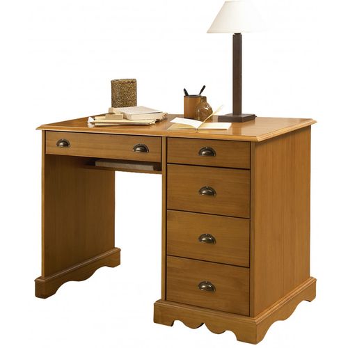 Bureau Junior Pin Miel De Style Anglais