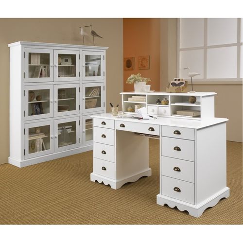 Grand Bureau Blanc "bureau Du Notaire"