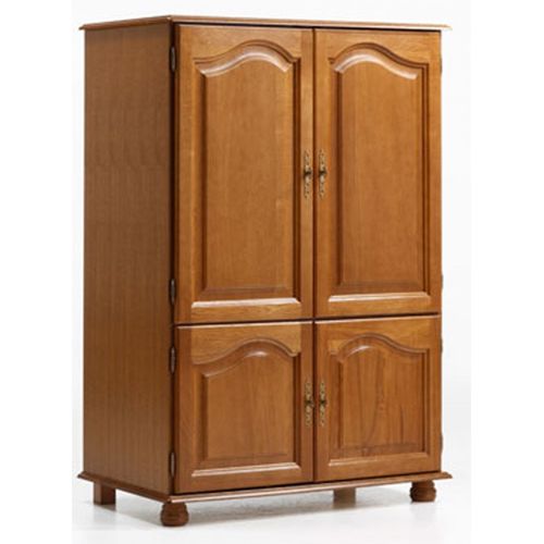 Armoire Informatique Chêne 4 Portes