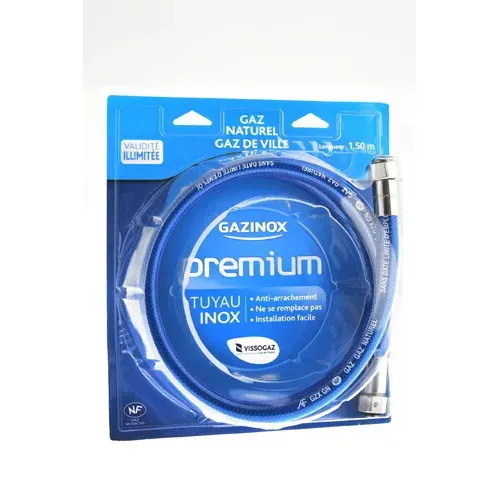 Tuyau de Gaz Naturel GAZINOX Premium GN 1,5m