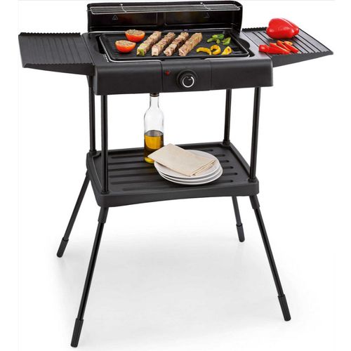 Barbecue Électrique Sur Pieds 2000w Noir - Ksbbq1703